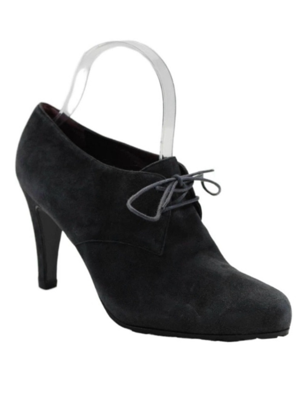 MaxMara Charcoal Gray Suede Ankle Booties Size 7
